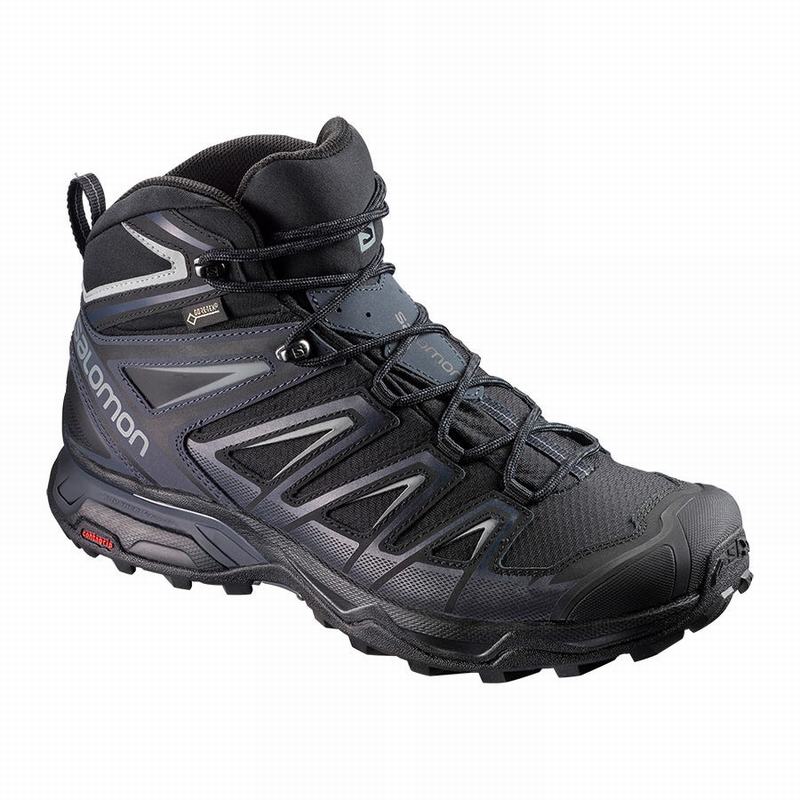 SALOMON X ULTRA 3 MID GORE-TEX Philippines - Men's Hiking Boots - Black | 279085-AHT